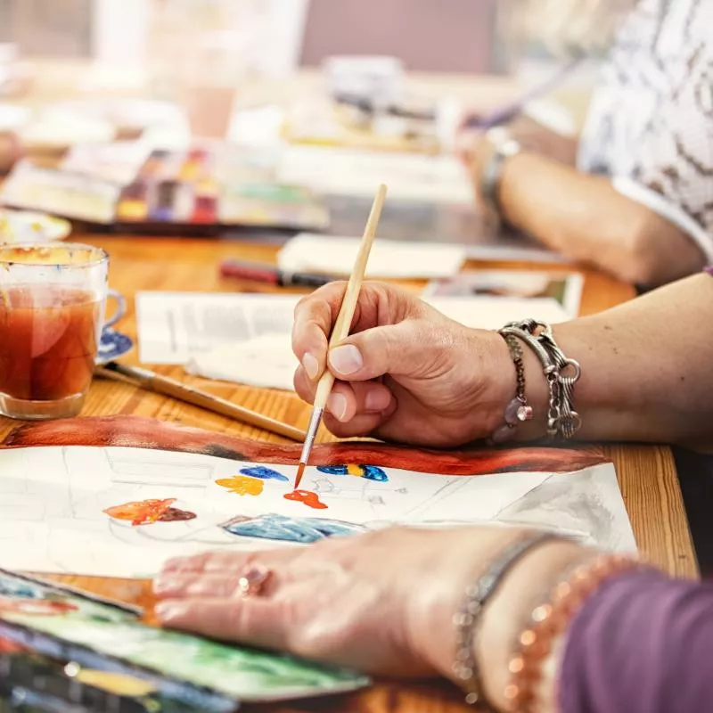 Bild zu: Kreatives Malen